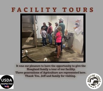 Medicine Lodge Meat Company is a USDA Beef Processing Facility