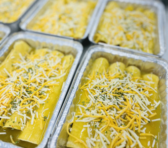 Take and Bake meals Green Chile Chicken Enchiladas