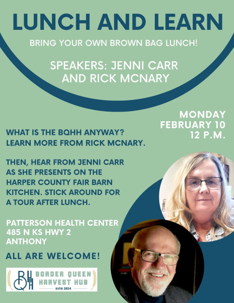 Anthony Townhall Border Queen Harvest Hub with Rick McNary and jenni carr
