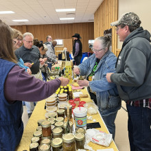 Shopping at Caldwell Market of Farms